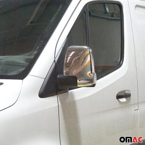 Mercedes Sprinter Mirror Cover - Omac - S.Steel - Gloss Silver - 2018 Mercedes Sprinter Mirror Cover - Omac - S.Steel - Gloss Silver - 2018
